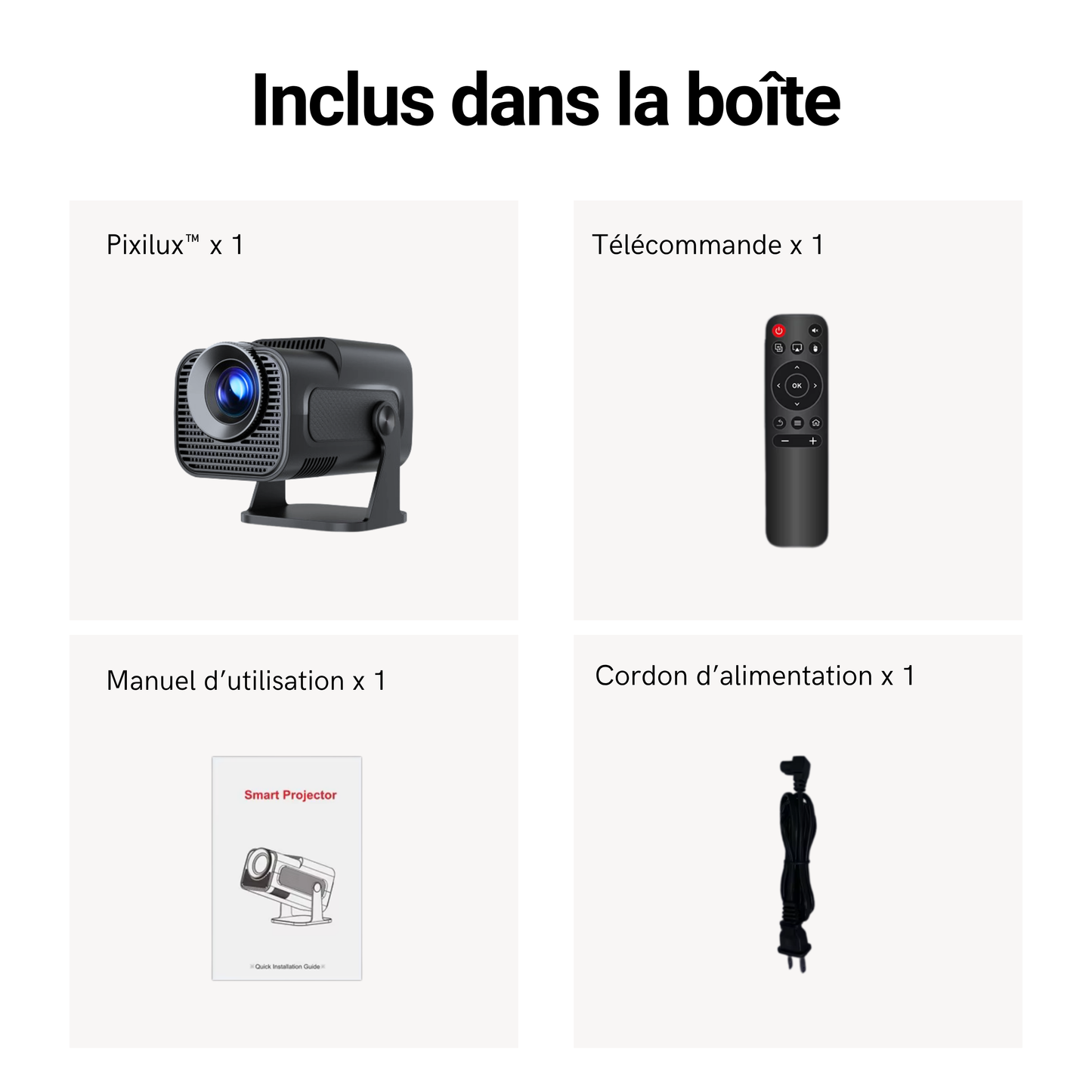 Projecteur portable FHD - Votre cinéma privé partout