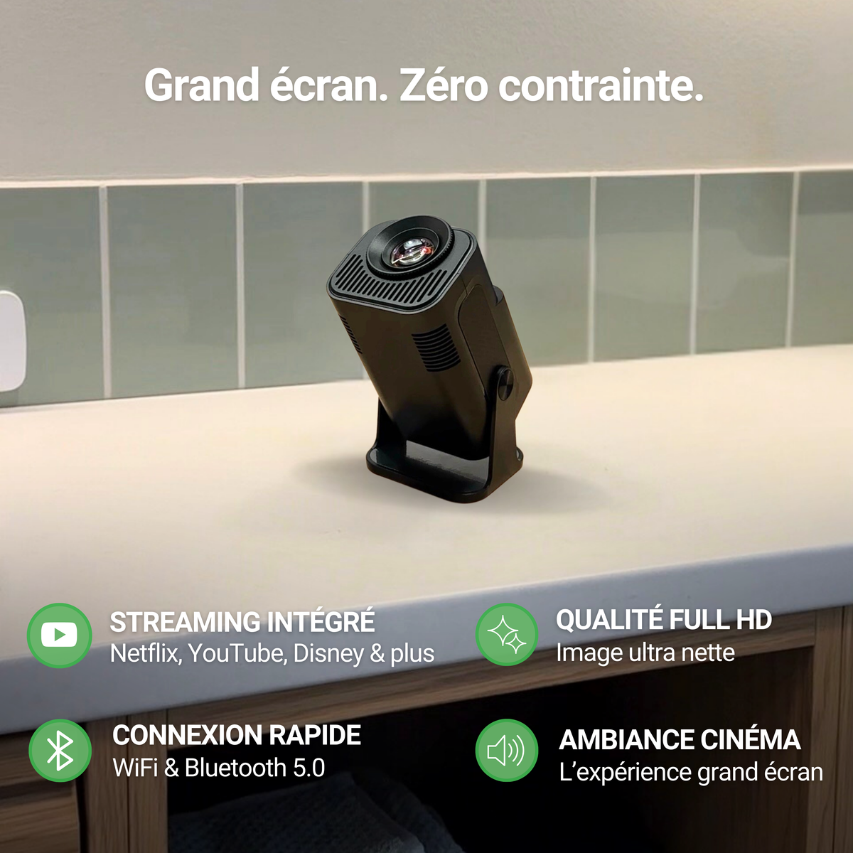 Projecteur portable FHD